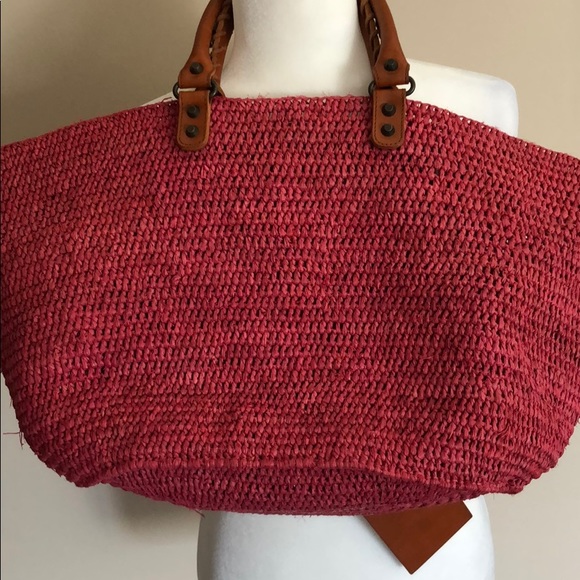 SOLD!!🚫 Balenciaga raffia tote bag - Picture 4 of 8